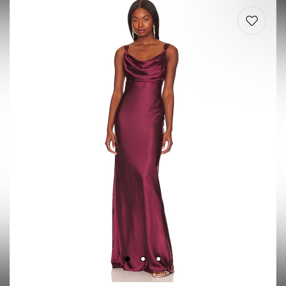Tate Gown in Wine from Revolve (L)